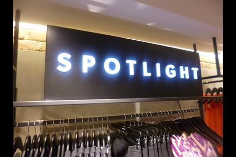 Spotlight, Warehouse's 'going-out' range